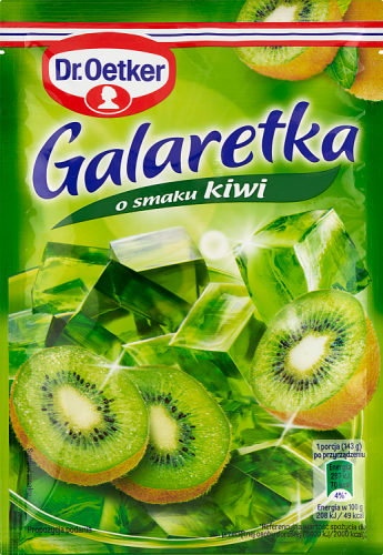 Dr. Oetker Galaretka o smaku kiwi 72 g