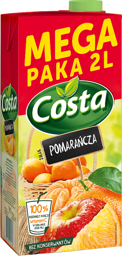 Costa Napój smak pomarańcza 2 l