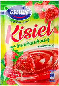 Gellwe Kisiel smak truskawkowy 38 g