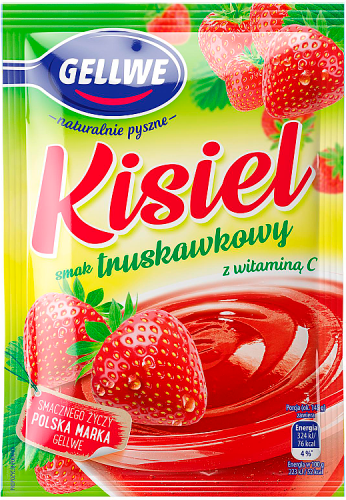 Gellwe Kisiel smak truskawkowy 38 g
