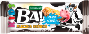 Bakalland Ba! Baton zbożowy mleczna krówka 25 g