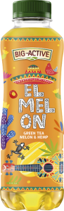 Big-Active El Melon Napój owocowo-herbaciany o smaku melona z ekstraktem z nasion konopi 500 ml