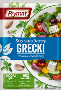 Prymat Sos sałatkowy grecki ziołowo-czosnkowy 9 g
