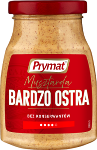 Prymat Musztarda bardzo ostra 180 g