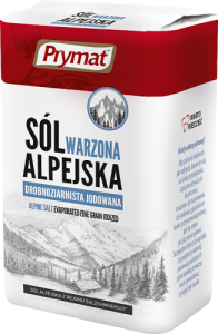 Prymat Sól alpejska warzona drobnoziarnista jodowana 1 kg