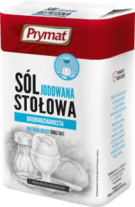 Prymat Sól stołowa jodowana drobnoziarnista 1 kg