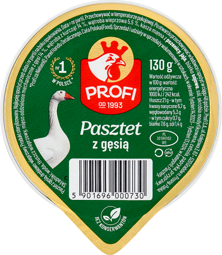Profi Pasztet z gęsią 130 g