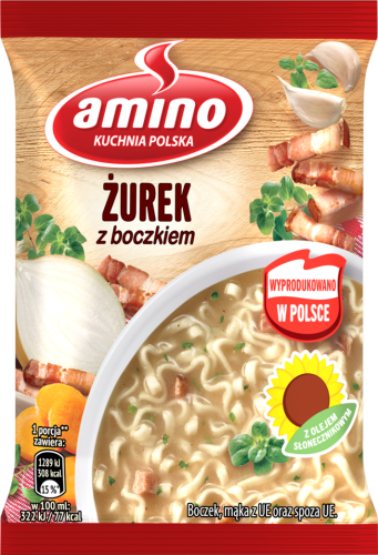Amino Zupa błyskawiczna żurek z boczkiem 64 g