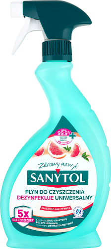 Sanytol Płyn do czyszczenia uniwersalny świeżość grejpfruta 500 ml