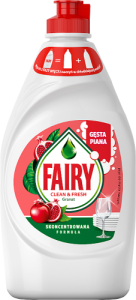 Fairy Clean & Fresh Granat z wiciokrzewem Płyn do mycia naczyń 450ML