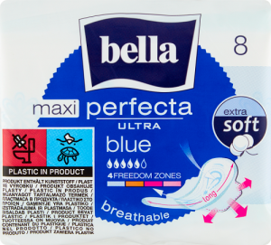 Bella Perfecta Ultra Maxi Blue Podpaski higieniczne 8 sztuk