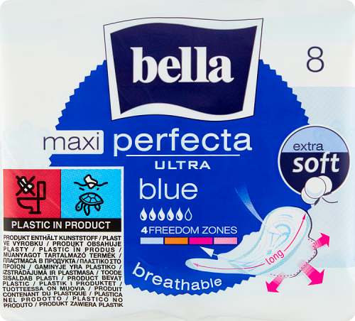 Bella Perfecta Ultra Maxi Blue Podpaski higieniczne 8 sztuk