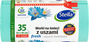 Stella Worki na śmieci z uszami 35 l 24 sztuki
