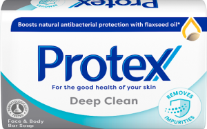 Protex Deep Clean Mydło do twarzy i ciała w kostce 90g