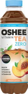 Oshee Vitamin Tea Zero Niegazowany napój herbaciany o smaku brzoskwiniowym 555 ml (plus KAUCJA)