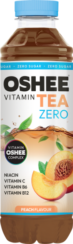 Oshee Vitamin Tea Zero Niegazowany napój herbaciany o smaku brzoskwiniowym 555 ml (plus KAUCJA)