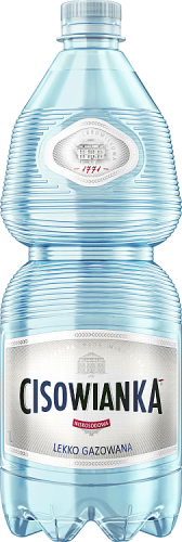Cisowianka Naturalna woda mineralna lekko gazowana niskosodowa 1 l (plus KAUCJA)