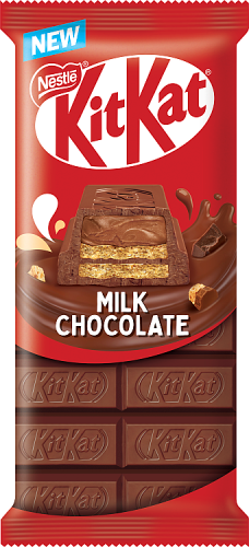 KitKat Paluszki waflowe pokryte czekoladą mleczną z nadzieniem o smaku kakao 99 g