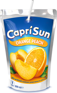 Capri Sun Napój owocowy o smaku pomarańczowo-brzoskwiniowym 200 ml