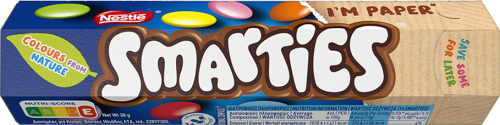 Smarties Mleczna czekolada w chrupiących cukrowych skorupkach 38 g