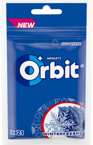 Orbit Winterfresh Bezcukrowa guma do żucia 29 g (21 sztuk)