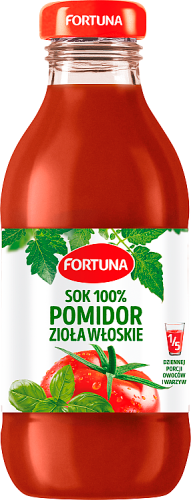 Fortuna Sok 100% pomidor zioła włoskie 300 ml