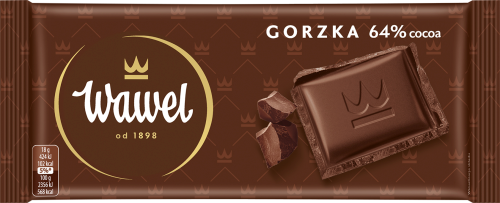 Wawel Czekolada gorzka 64 % cocoa 90 g