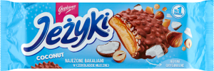 Jeżyki Herbatniki w czekoladzie mlecznej kokosowe 140 g