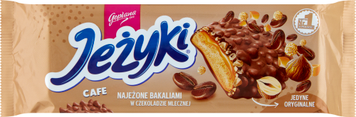Jeżyki Cafe Herbatniki w czekoladzie mlecznej 140 g