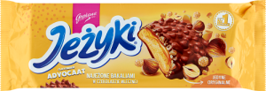 Jeżyki Herbatniki w czekoladzie mlecznej o smaku advocaat 140 g