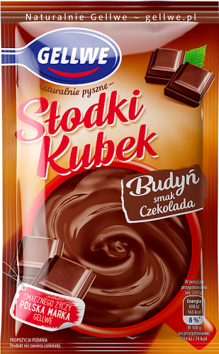 Gellwe Słodki Kubek Budyń smak czekolada 45 g