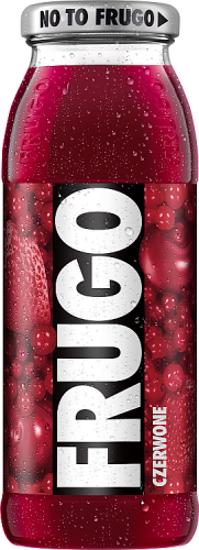 Frugo Czerwone Napój wieloowocowy niegazowany o smaku truskawki wiśni i czerwonej porzeczki 300 ml