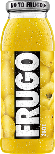 Frugo Żółte Napój wieloowocowy niegazowany o smaku moreli śliwki mirabelki i pigwy 300 ml