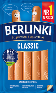 Berlinki Classic Kiełbasa 225 g