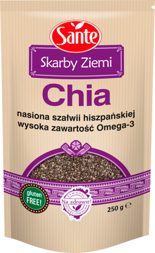 Sante Skarby Ziemi Chia nasiona szałwii hiszpańskiej 250 g