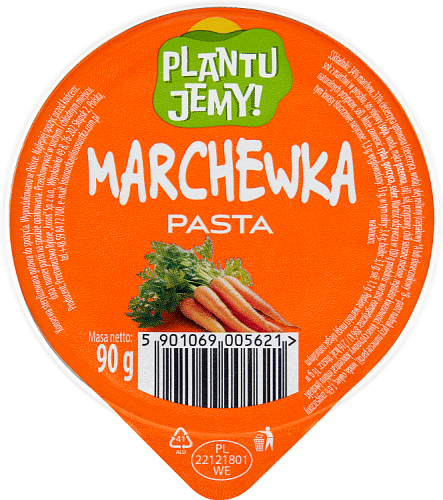 Plantu Jemy! Pasta marchewka 90 g