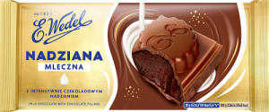 E. Wedel Czekolada mleczna z czekoladowym nadzieniem 100 g