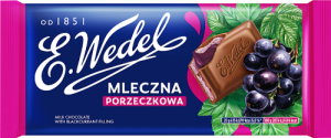 E. Wedel Czekolada mleczna porzeczkowa 100 g