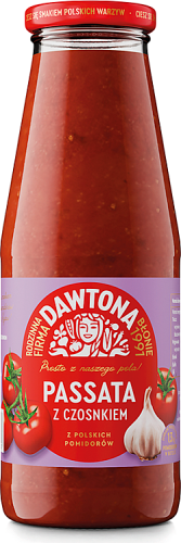 Dawtona Passata z czosnkiem 690 g