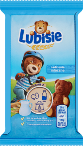 Lubisie Ciastko biszkoptowe z nadzieniem mlecznym 30 g