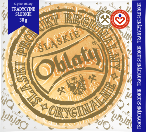 Śląskie oblaty tradycyjne słodkie 30 g
