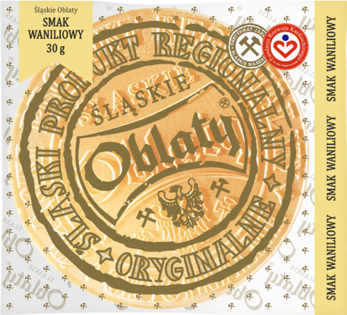 Śląskie oblaty smak waniliowy 30 g