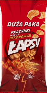 Łapsy Prażynki o smaku bekonowym 120 g