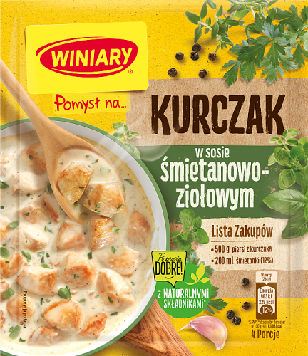 Winiary Pomysł na... Kurczak w sosie śmietanowo-ziołowym 30 g