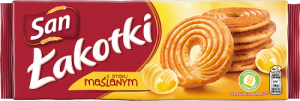 San Łakotki herbatniki o smaku maślanym - 168 g