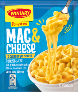 Winiary Pomysł na... Mac & Cheese z ciągnącym serem 28 g