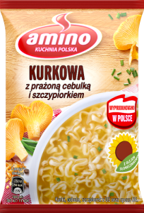 Amino Zupa błyskawiczna kurkowa z prażoną cebulką i szczypiorkiem 61 g