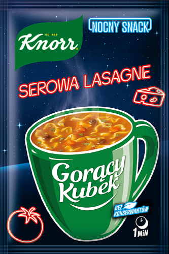 Knorr Gorący Kubek Zupa serowa lasagne 19 g