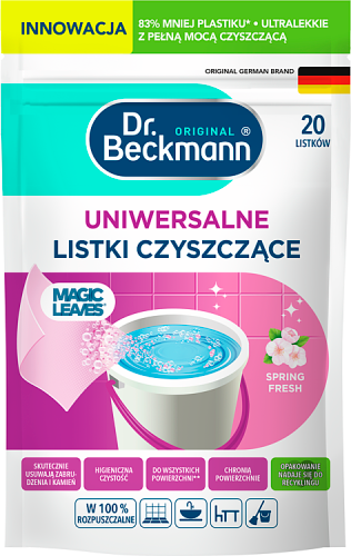 Dr. Beckmann Spring Fresh Uniwersalne listki czyszczące 44 g (20 sztuk)