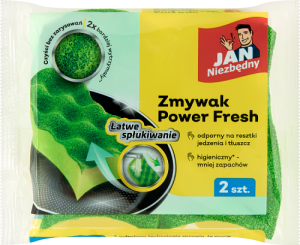 Jan Niezbędny Power Fresh Zmywak 2 sztuki